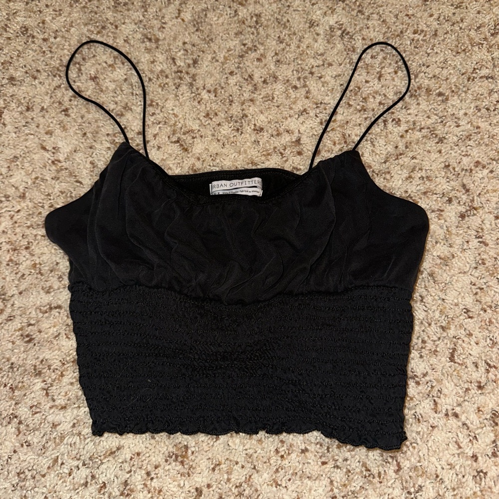 Urban Outfitters Black Textured Cami